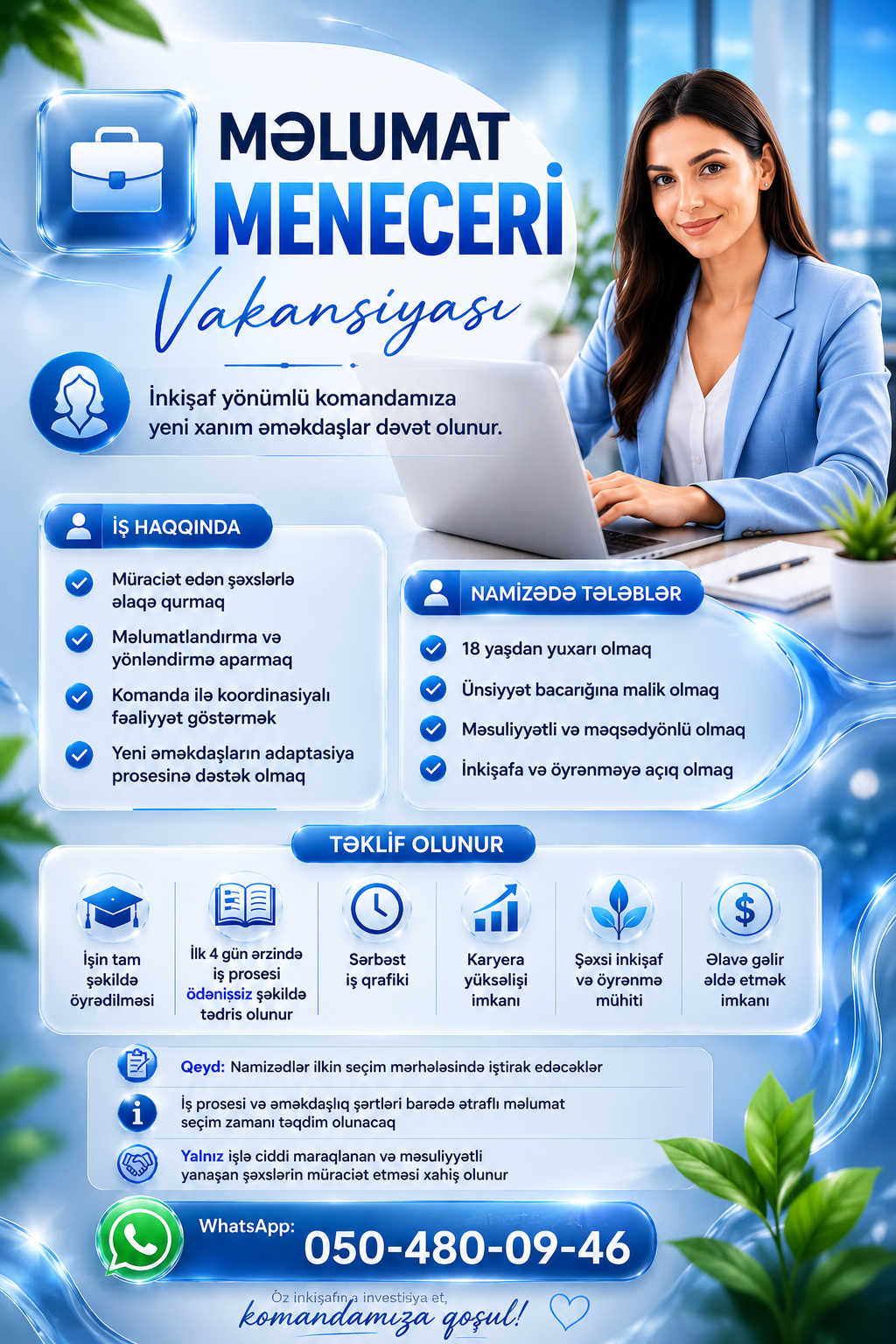 Xanımlar Üçün İş İmkanı