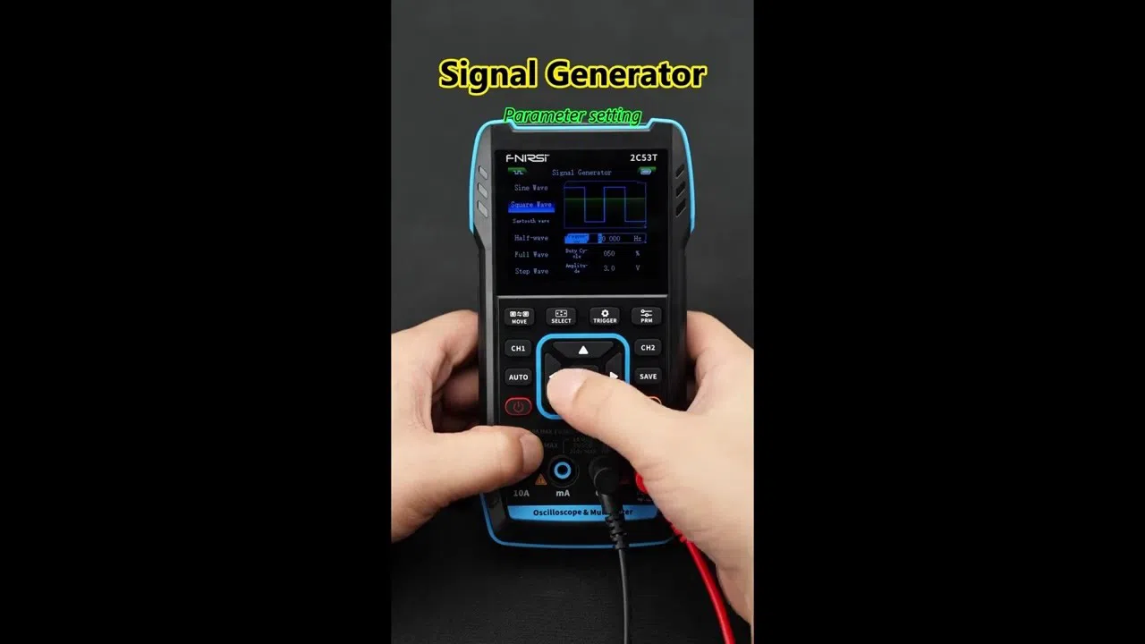 FNIRSI-2C53T Osiloskop, Multimetr və Siqnal Generator — şəkil 15