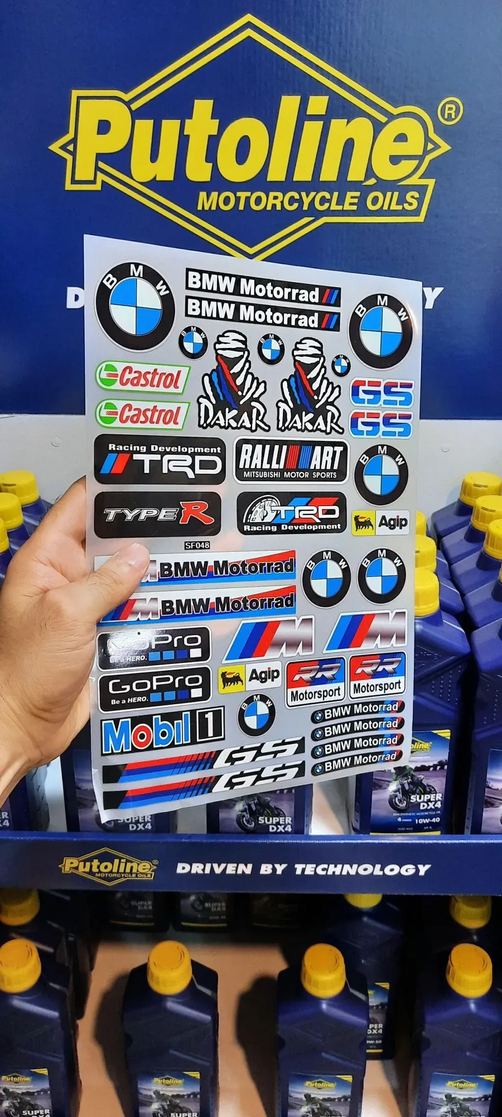 BMW Motorrad və Motorsport Stiker Dəsti