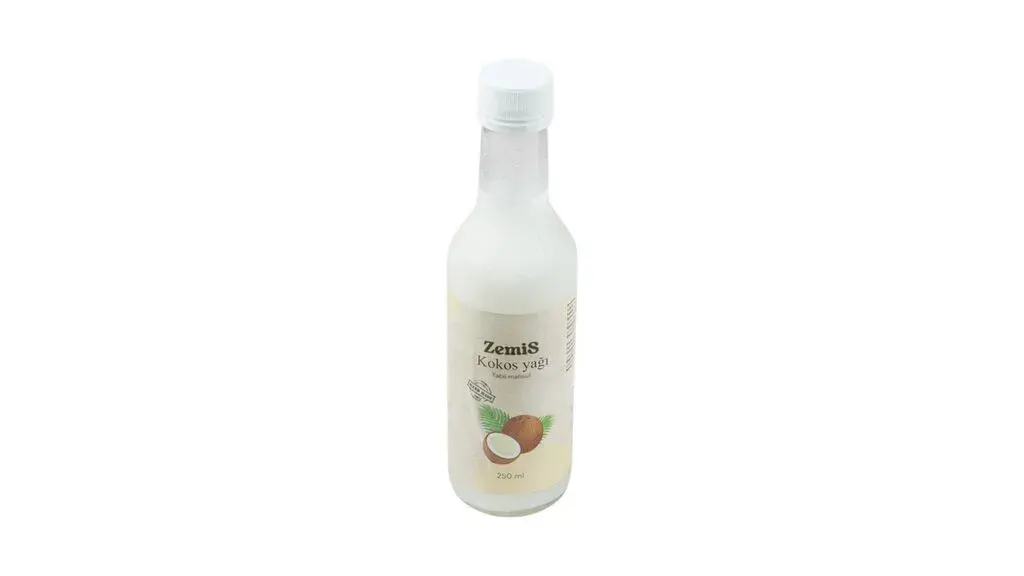 Zemis kokos yağı, 250 ml, şüşə qablaşdırmada — şəkil 1