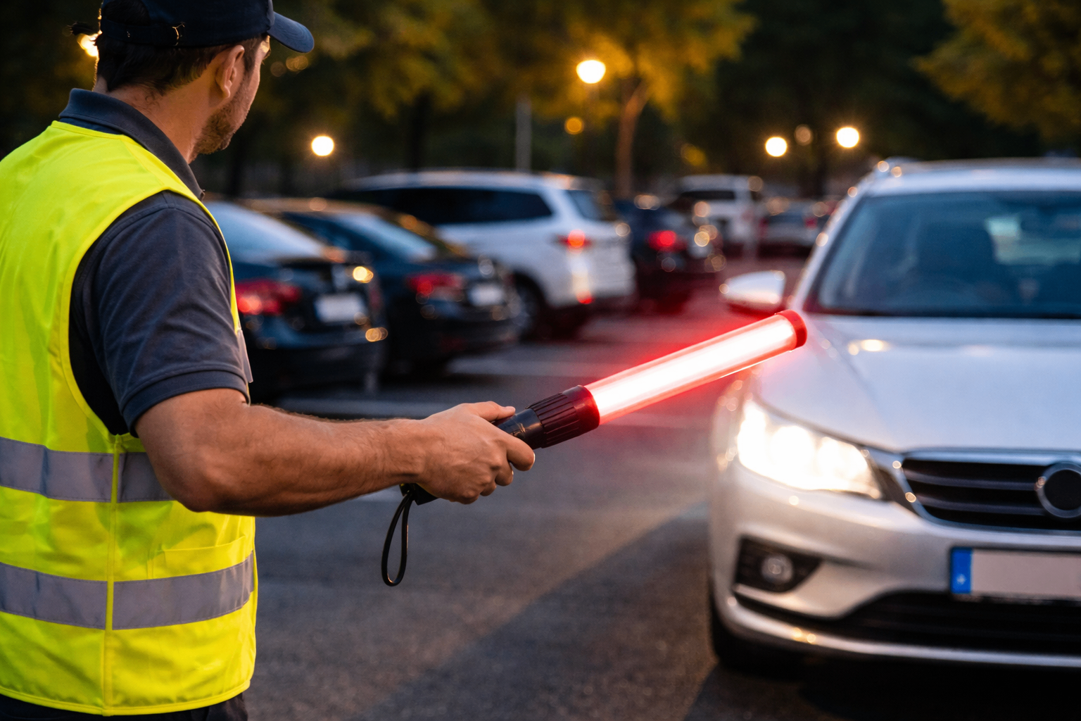 LED traffic control baton - Tenderyard