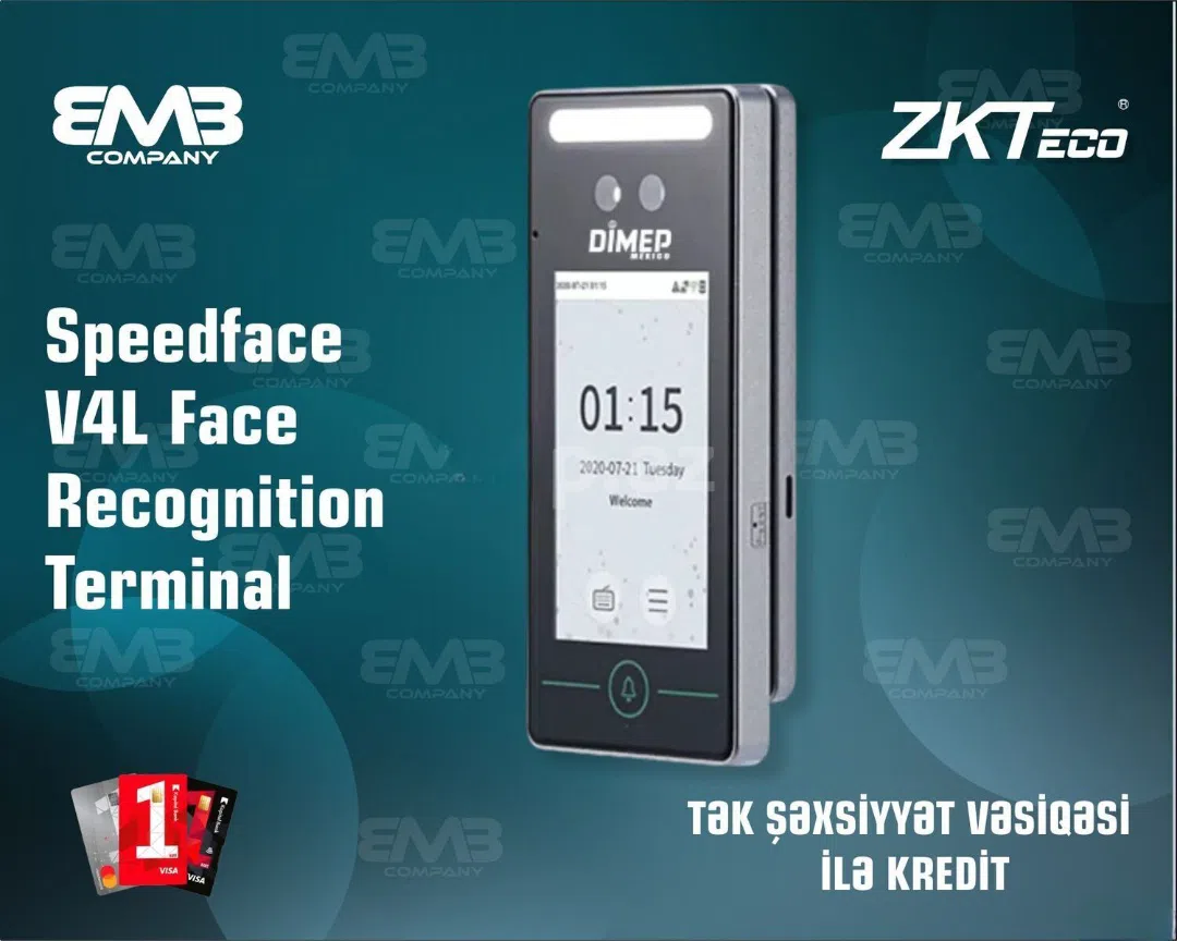 ZKTeco SpeedFace V4L Üz Tanıma Terminalı