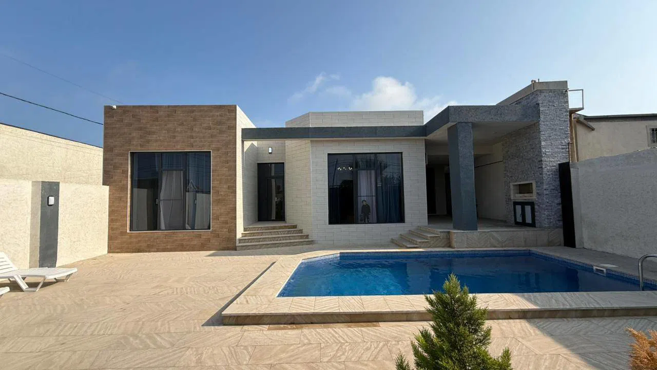 4 otaqlı bağ evi 180 m² 7 sot torpaq sahəsində satılır — şəkil 1