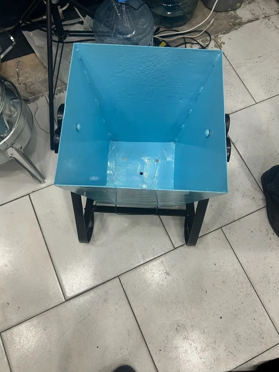 Zibil vedrəsi Kvadrat, Dəmir material — şəkil 2