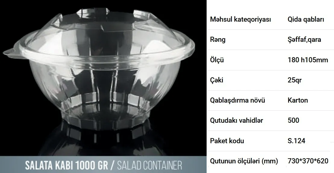 PET salat qabı — şəkil 4