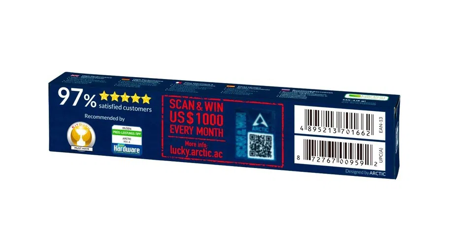 Термопаста для процессора ARCTIC MX-4 8gr 2019 Edition — şəkil 3