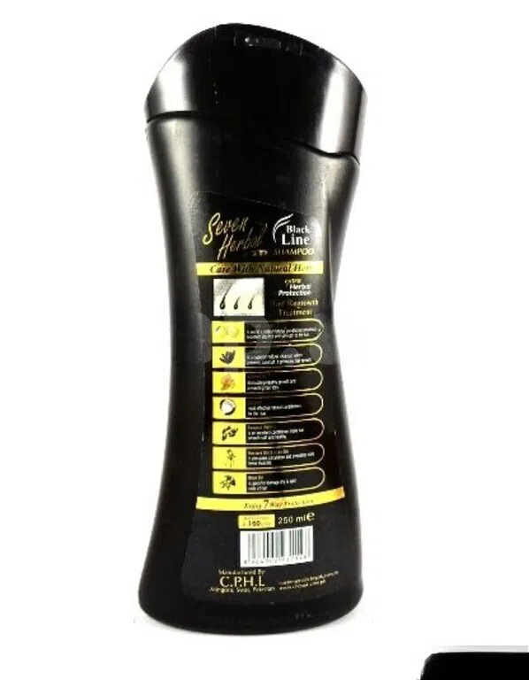 Seven Herbal şampunu, 250 ml, saç tökülməsinə qarşı — şəkil 2