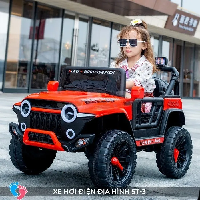 Uşaq üçün elektrikli jeep – 2 rəng, 2 motor, 2 akkumulyator — şəkil 2