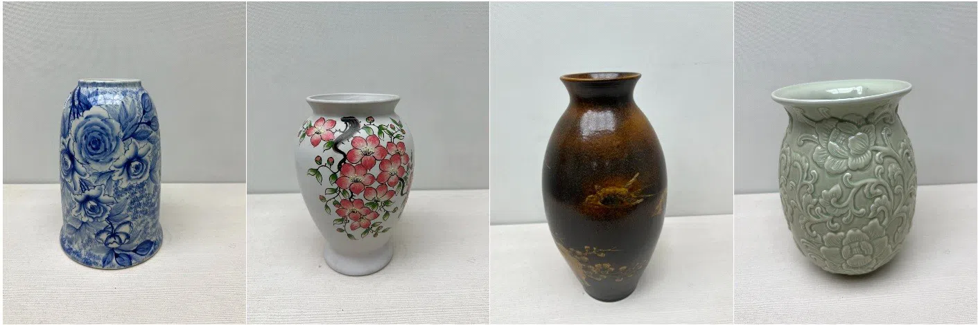 Keramika güldan, Qarışıq rəng