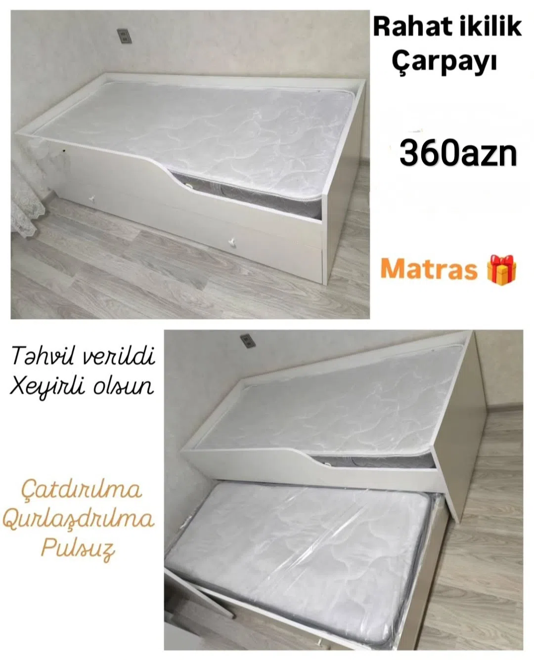 Bunk bed for children, Mixed color - Tenderyard