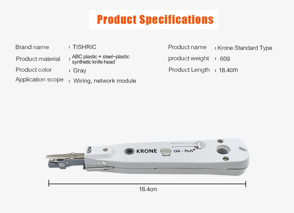 Punch Down Tool RJ11 RJ45 — şəkil 15