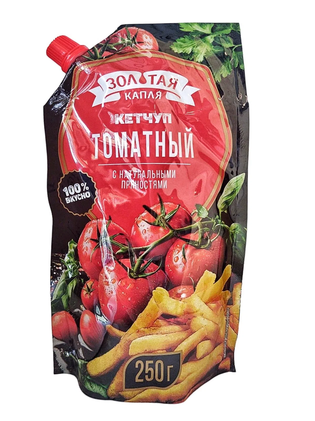 Томатный кетчуп Zolotaya Kaplya, 250 г - Tenderyard