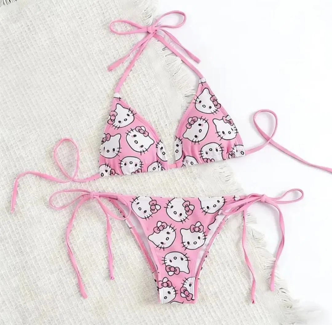 Women's swimwear, Pink color, Size M - Tenderyard