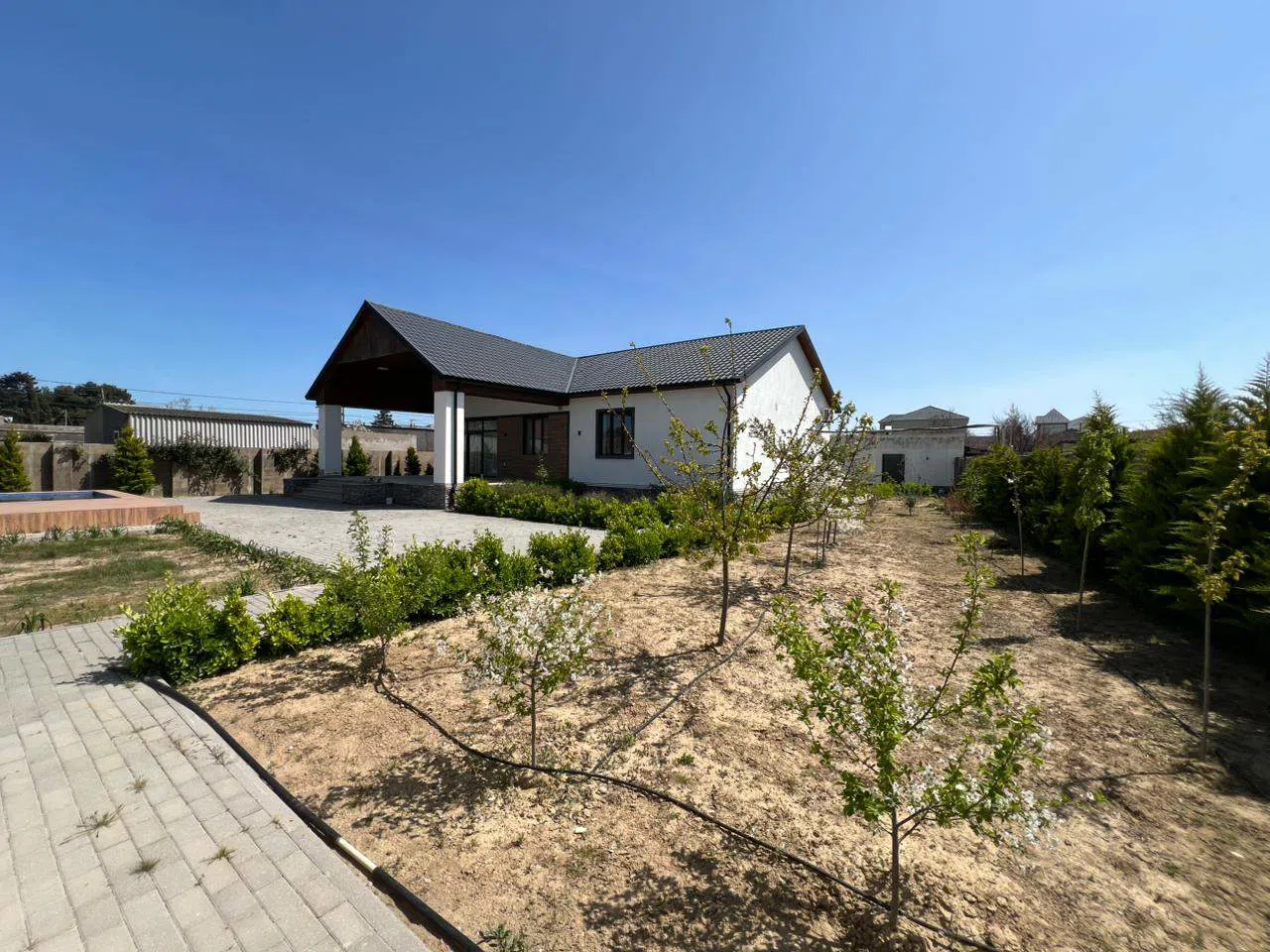 4 otaqlı bağ evi 140 m² 12 sot torpaq sahəsində satılır — şəkil 10