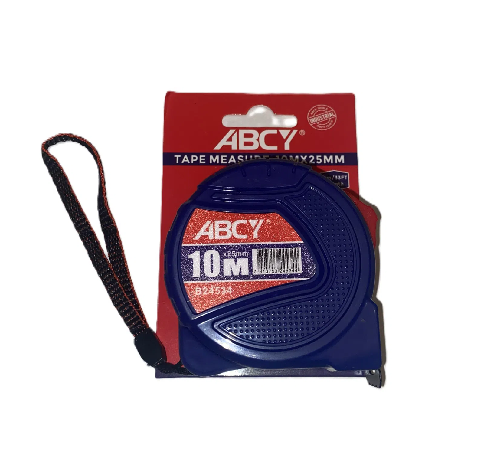 ABCY B24534 Metal Lentli Ruletka 10 m x 25 mm
