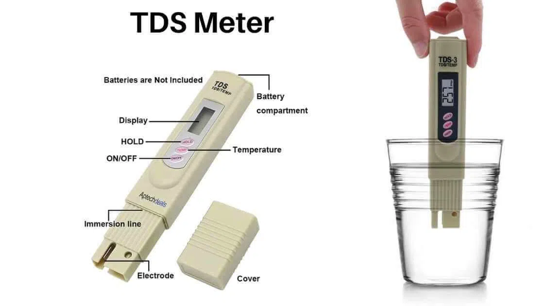 Digital TDS-3 Meter Tester Thermometer Pen — şəkil 1