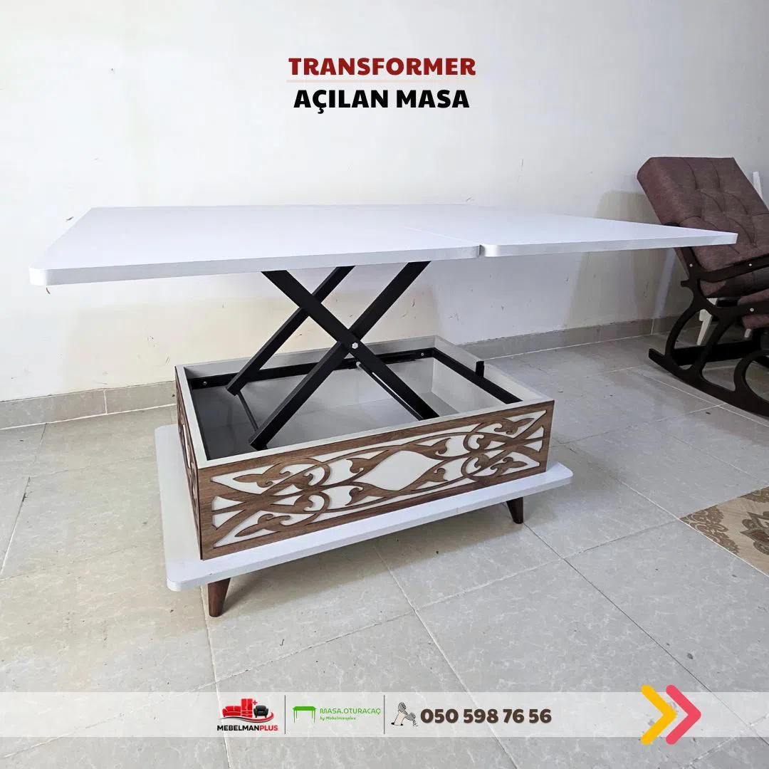 Jurnal masası Gümüşü rəng, Transformer — şəkil 2
