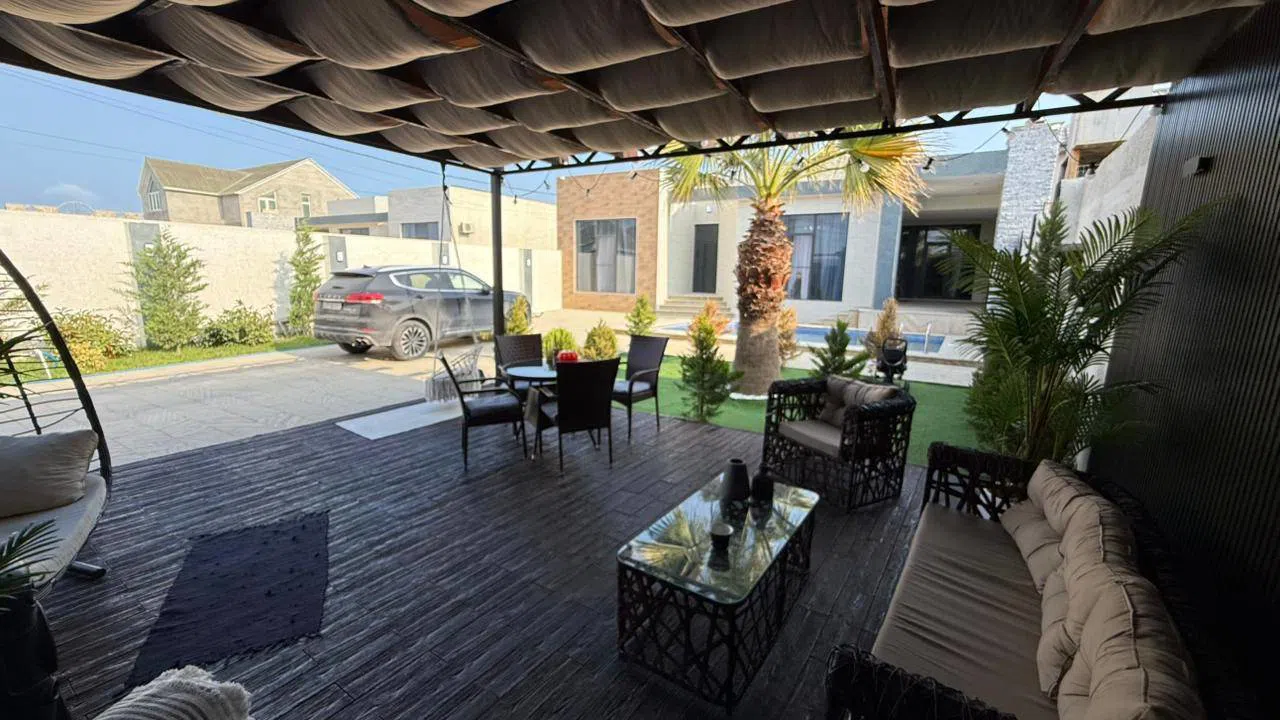 4 otaqlı bağ evi 180 m² 7 sot torpaq sahəsində satılır — şəkil 20