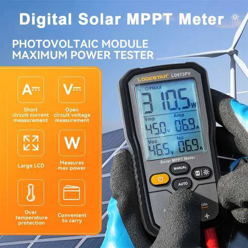 Solar MPPT Meter günəş paneli test cihazı — şəkil 17