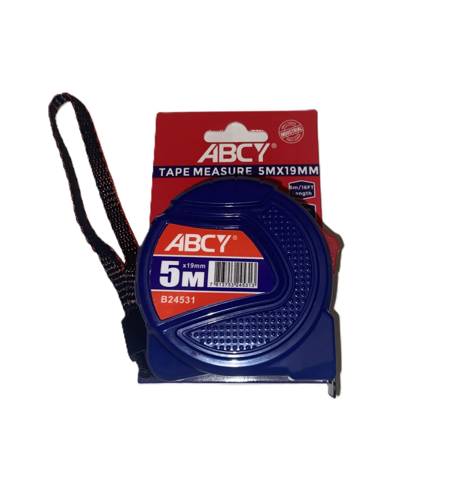 ABCY B24531 Tikinti Ruletkası, 5 m x 19 mm — şəkil 1