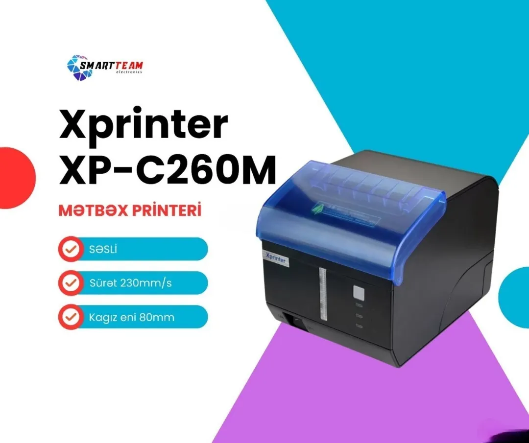 Xprinter C260M Termal Printer — şəkil 1