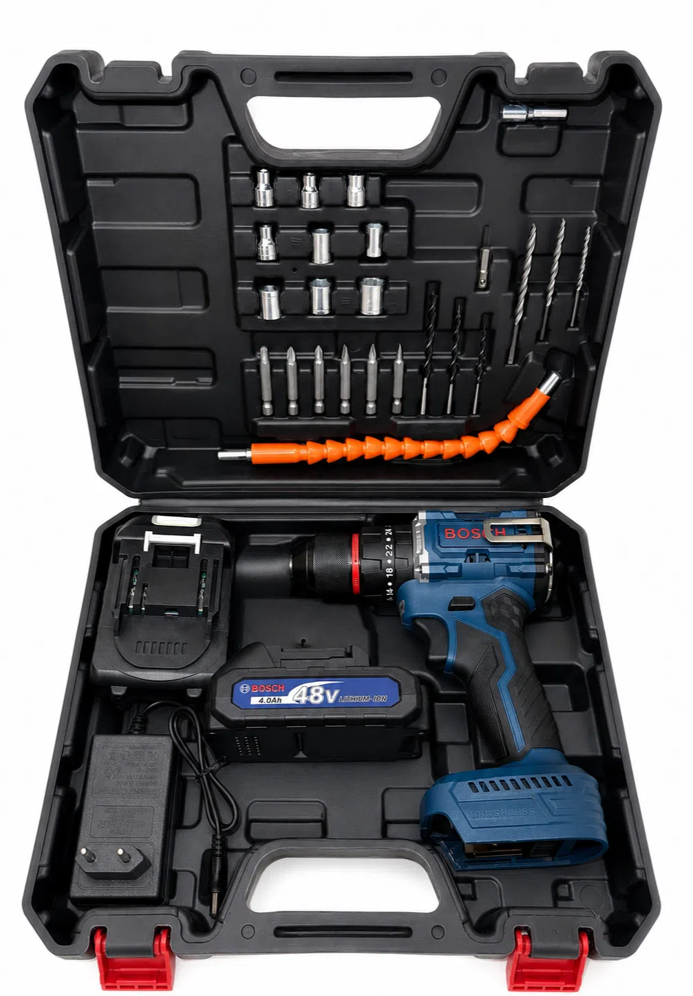 Bosch Akkumulyatorlu Drel-Şurupbağlayan 48V (2 Akkumulyatorlu) — şəkil 2