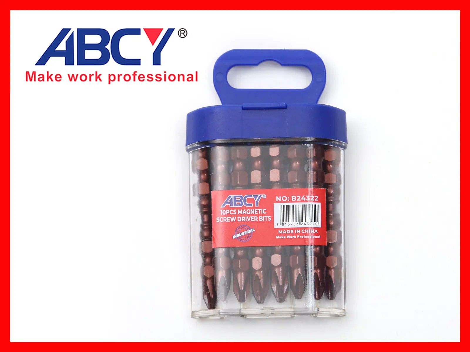 ABCY B24322 İkitərəfli Bita Dəsti, 65 mm, 10 ədəd — şəkil 1