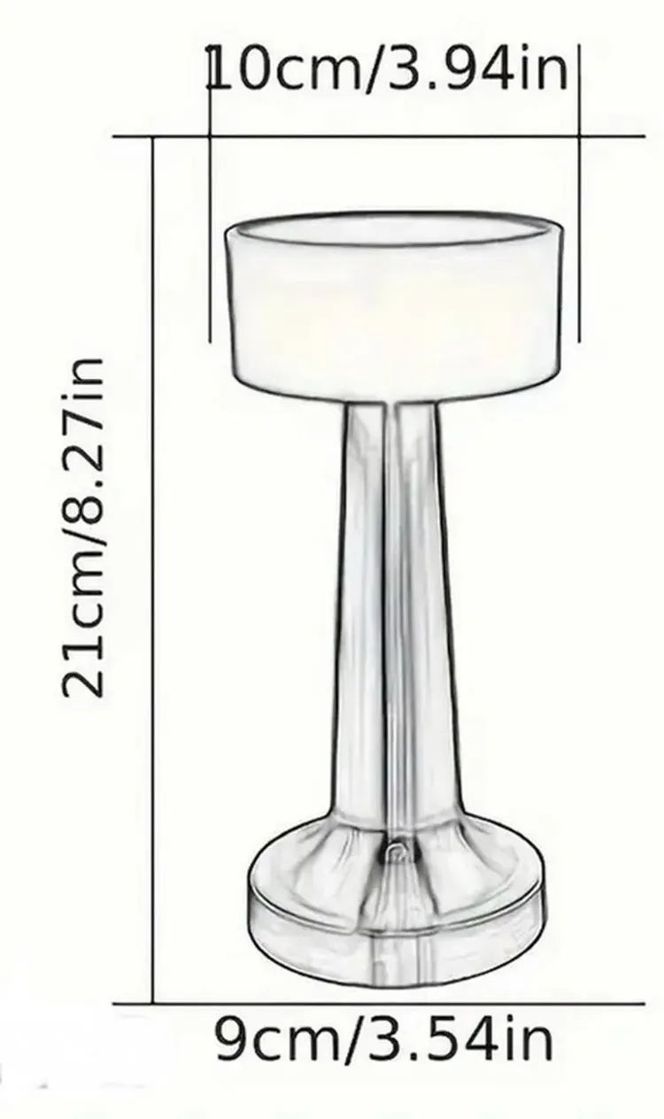 LED lampa, Qızılı rəng — şəkil 4