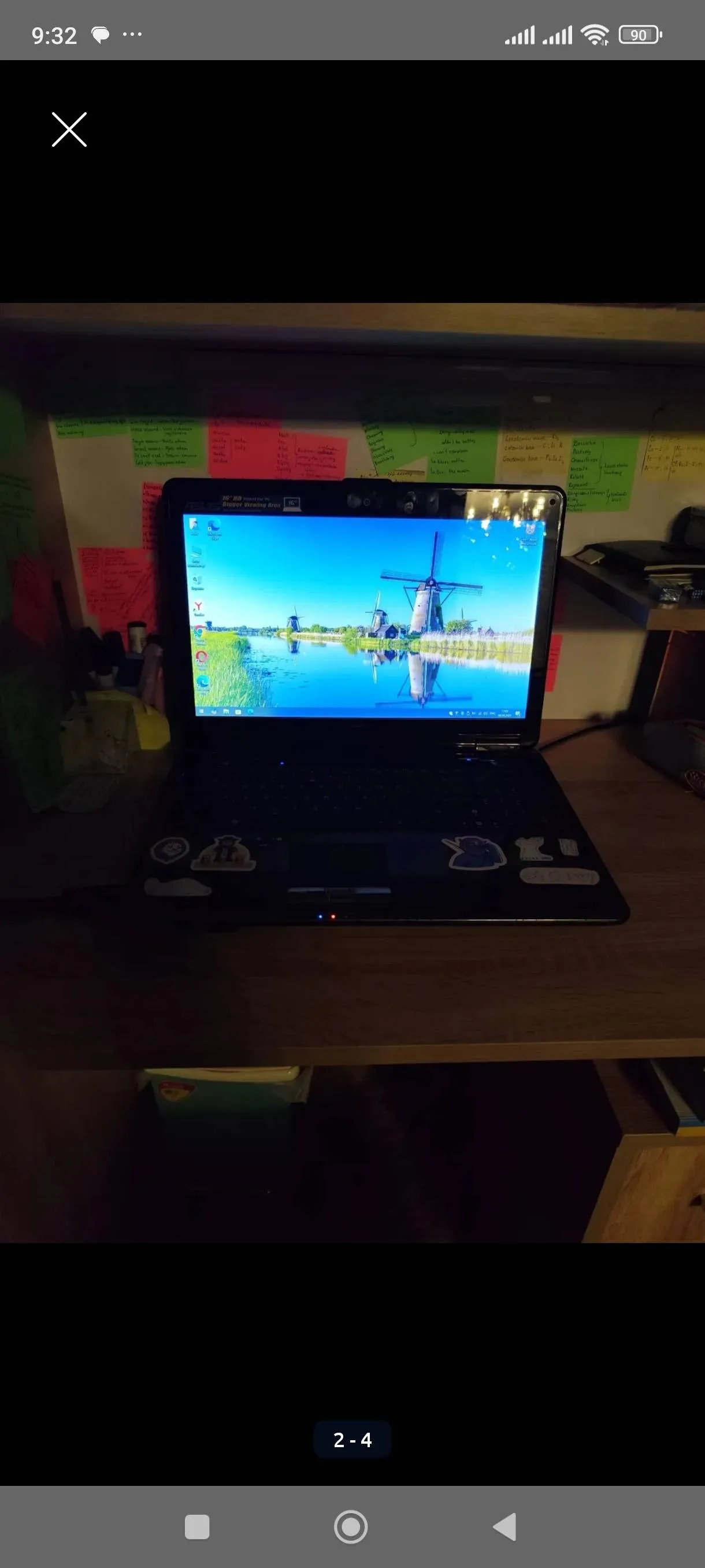 Asus brand laptop, Black color - Tenderyard