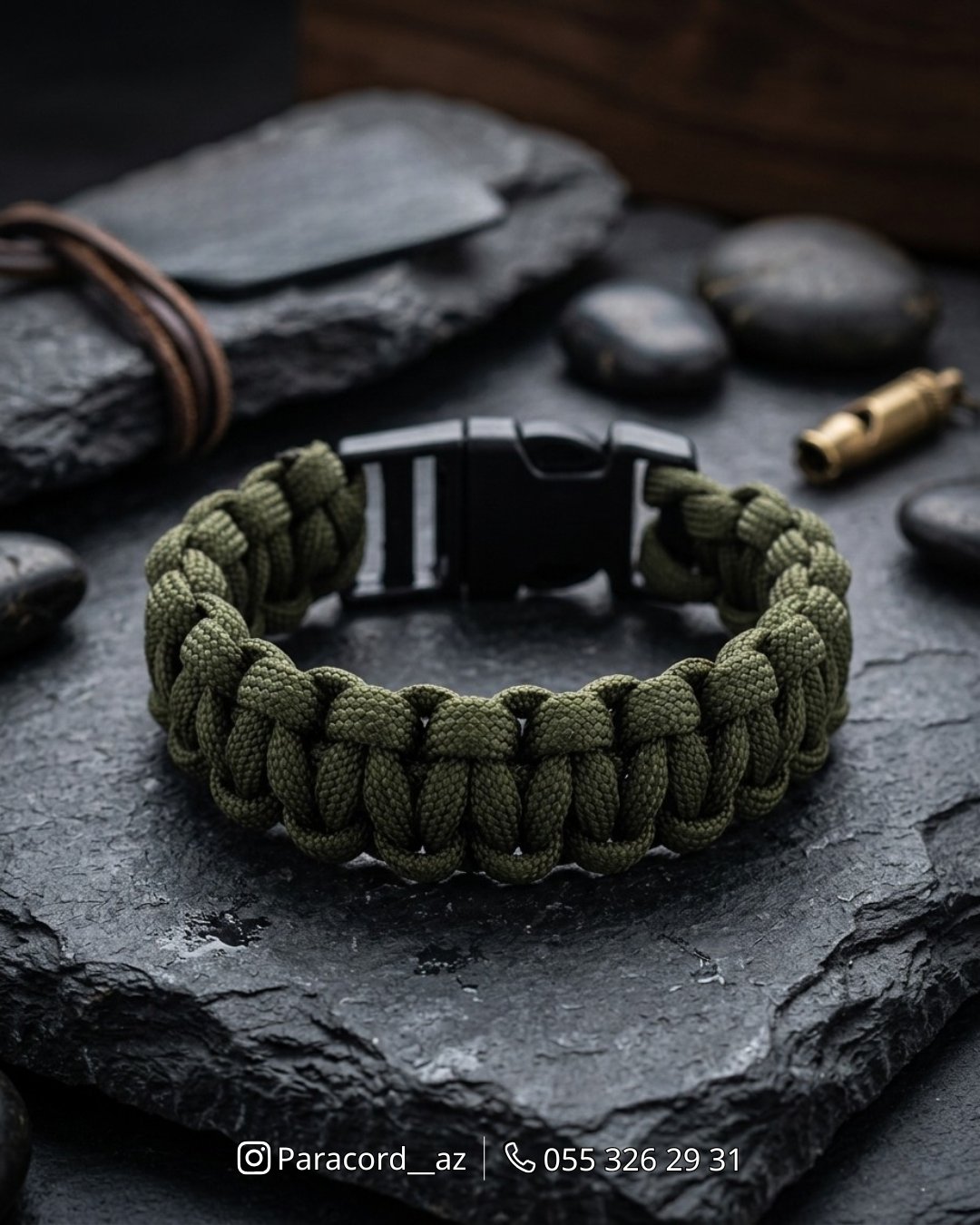 Paracord Qolbaq Paraşut ipi - Tenderyard