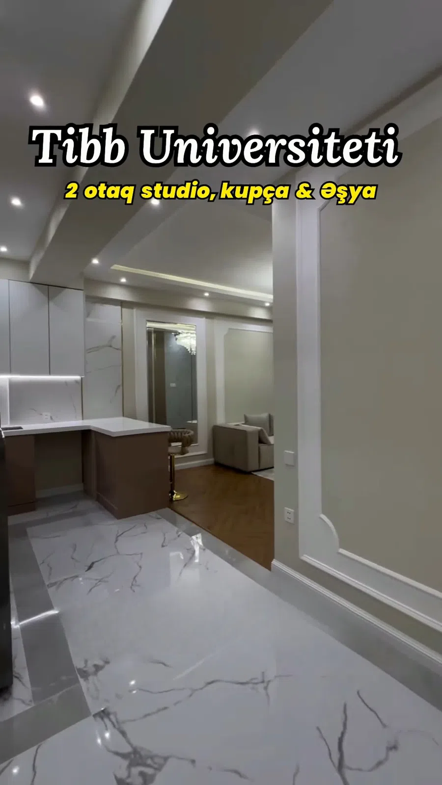 2 otaqlı mənzil 75 m² satılır - Tenderyard