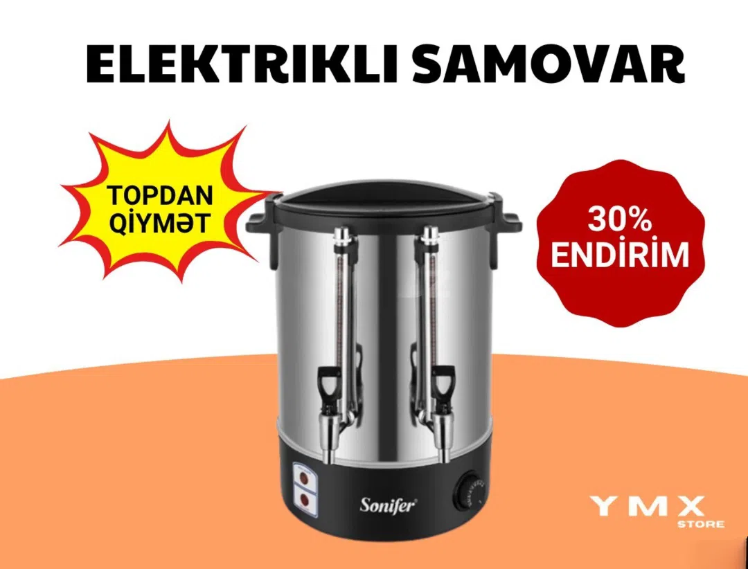 Samovar Paslanmayan polad material — şəkil 1