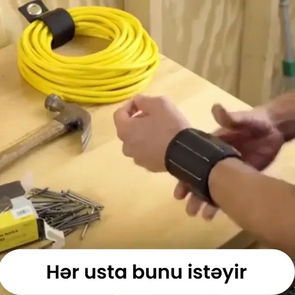 Magnetic wristband for craftsmen - Tenderyard