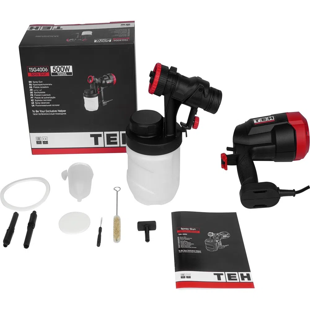 TEH TSG4006 Elektrikli Boya Tapançası 0.9 L — şəkil 7