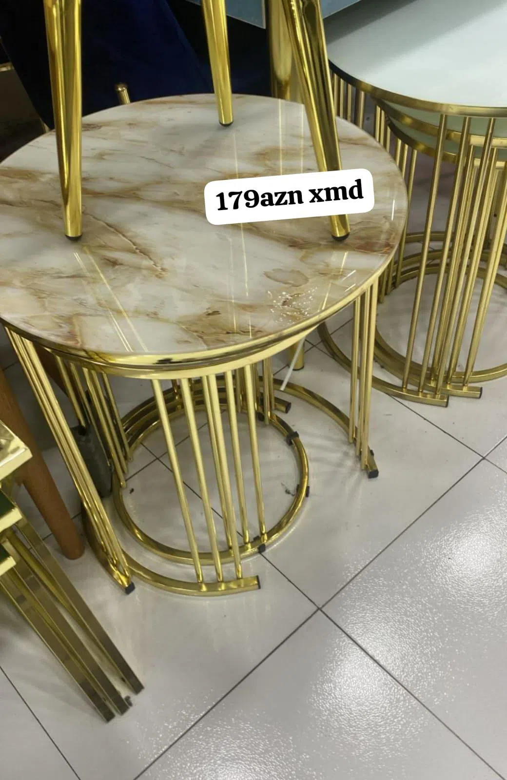 Coffee table Gray color, Simple - Tenderyard