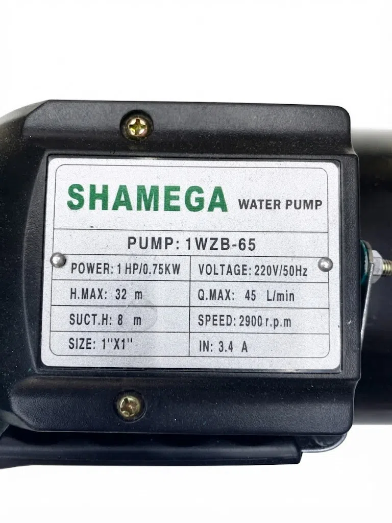Shamega 1WZB-65 Səthi Su Nasosu 750 Vt — şəkil 4