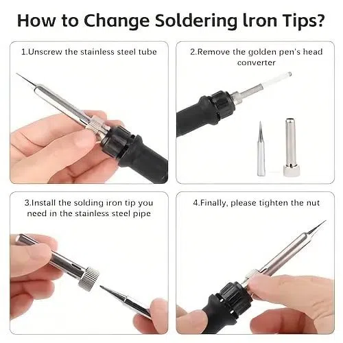 Electric soldering iron 936H | Электрический паяльник 936H — şəkil 7