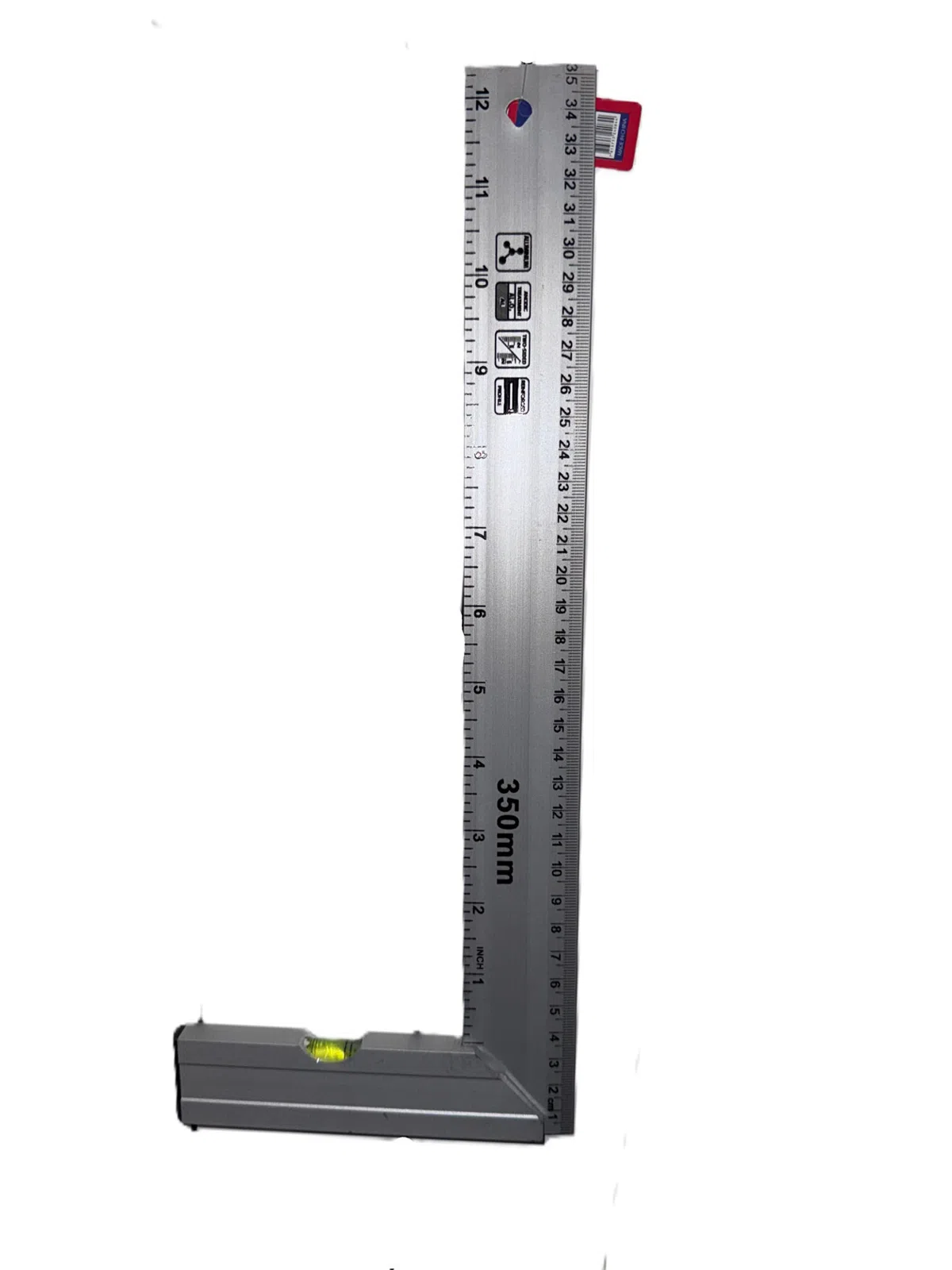 ABCY 90° Metal Ölçmə Xətkeşi, 350 mm — şəkil 1