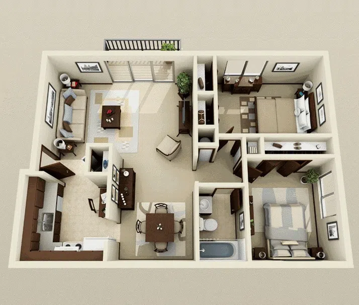 2 otaqlı mənzil 55 m² satılır - Tenderyard