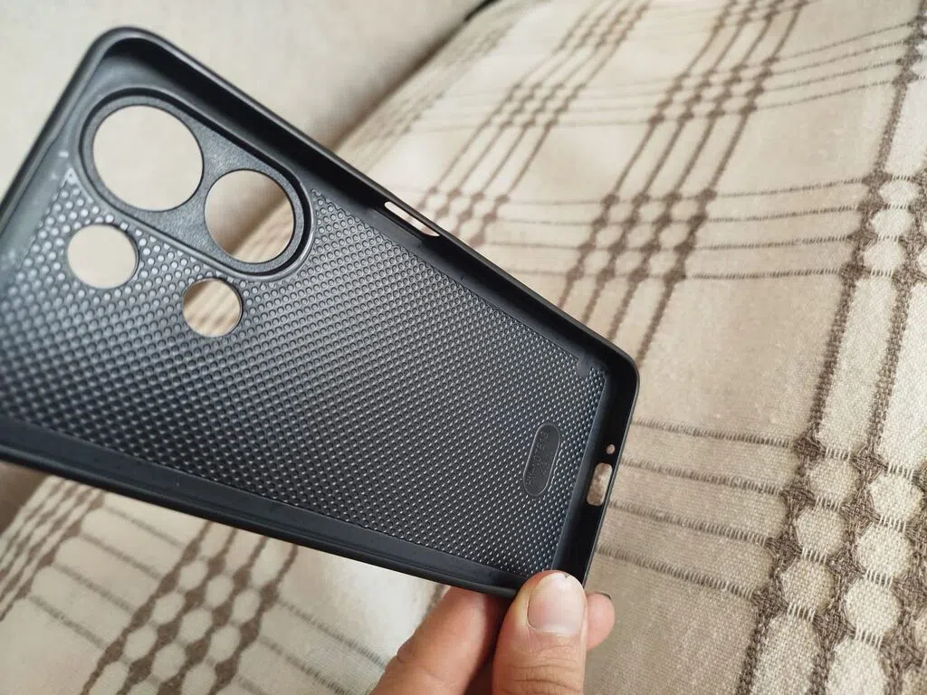 X&E Xiaomi Redmi Note 13 üçün mat dəri effektli kab — şəkil 13