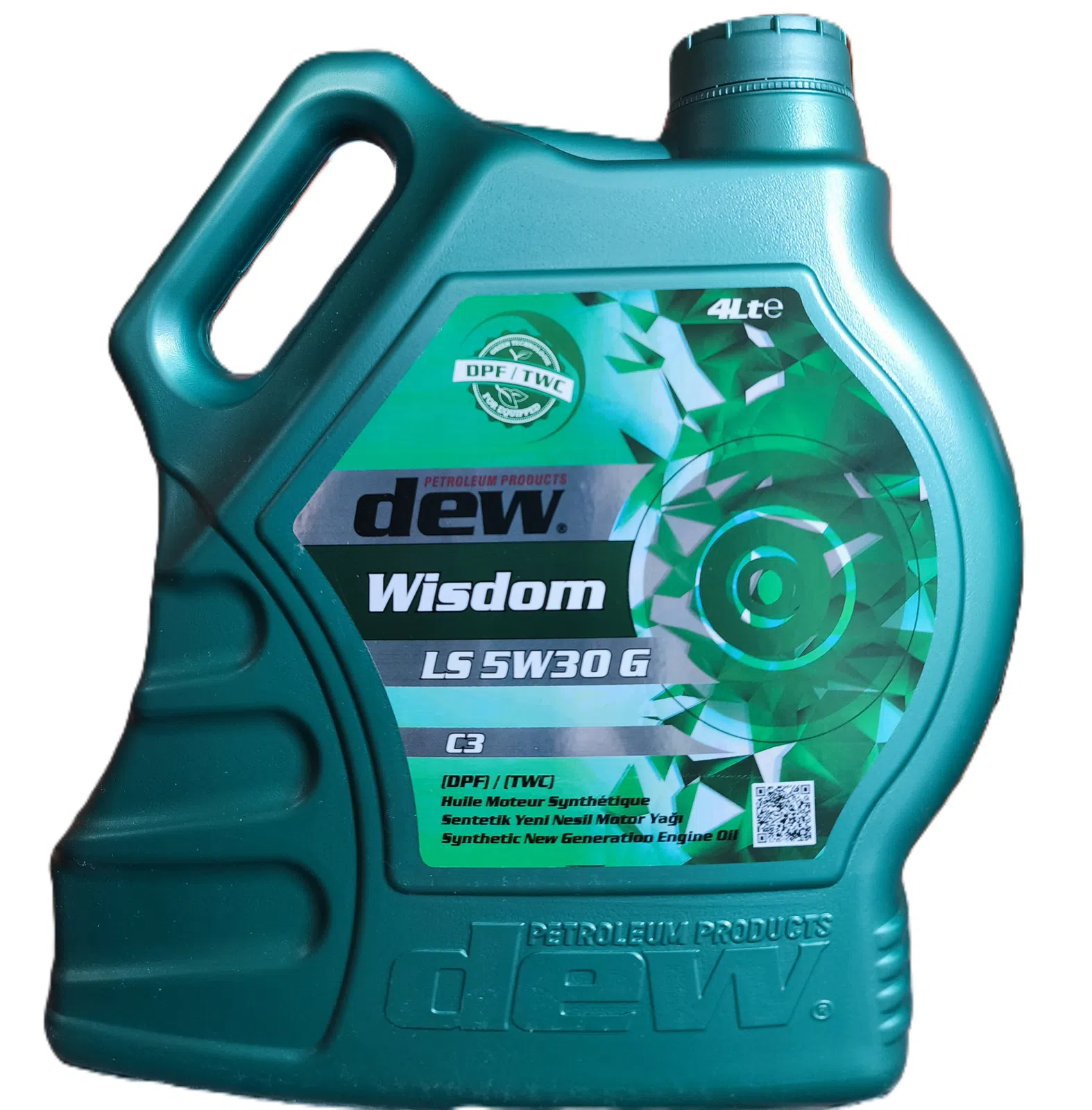 Dew Wisdom LS 5W-30 G ACEA C3 Dexos 2 Motor Yağı 4L — şəkil 2