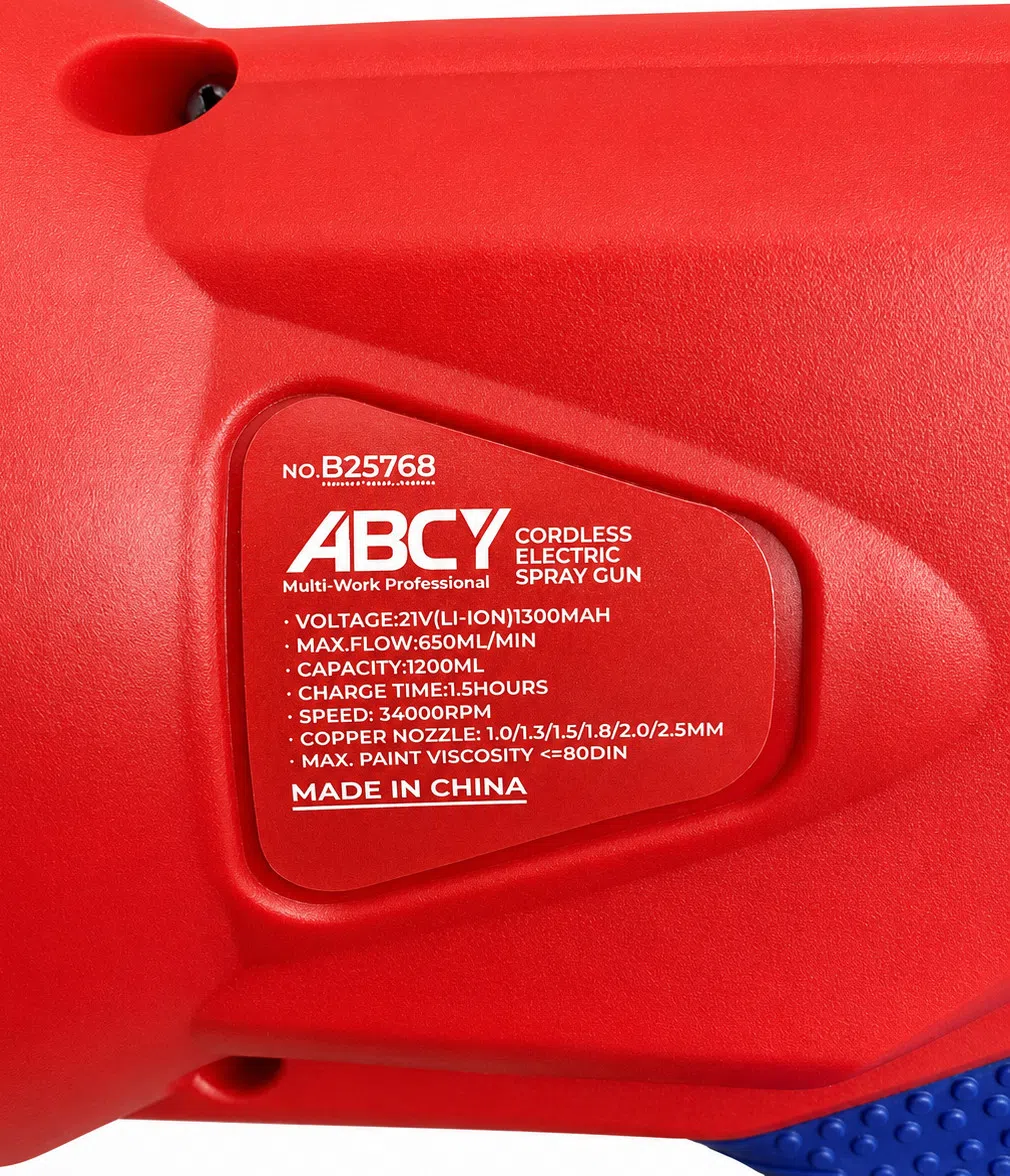 ABCY 21V Akülü Boyaçəkən HVLP 1.2L — şəkil 8