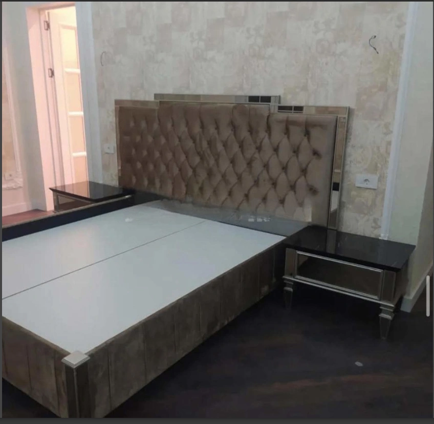 Wooden bedroom set, Brown color - Tenderyard