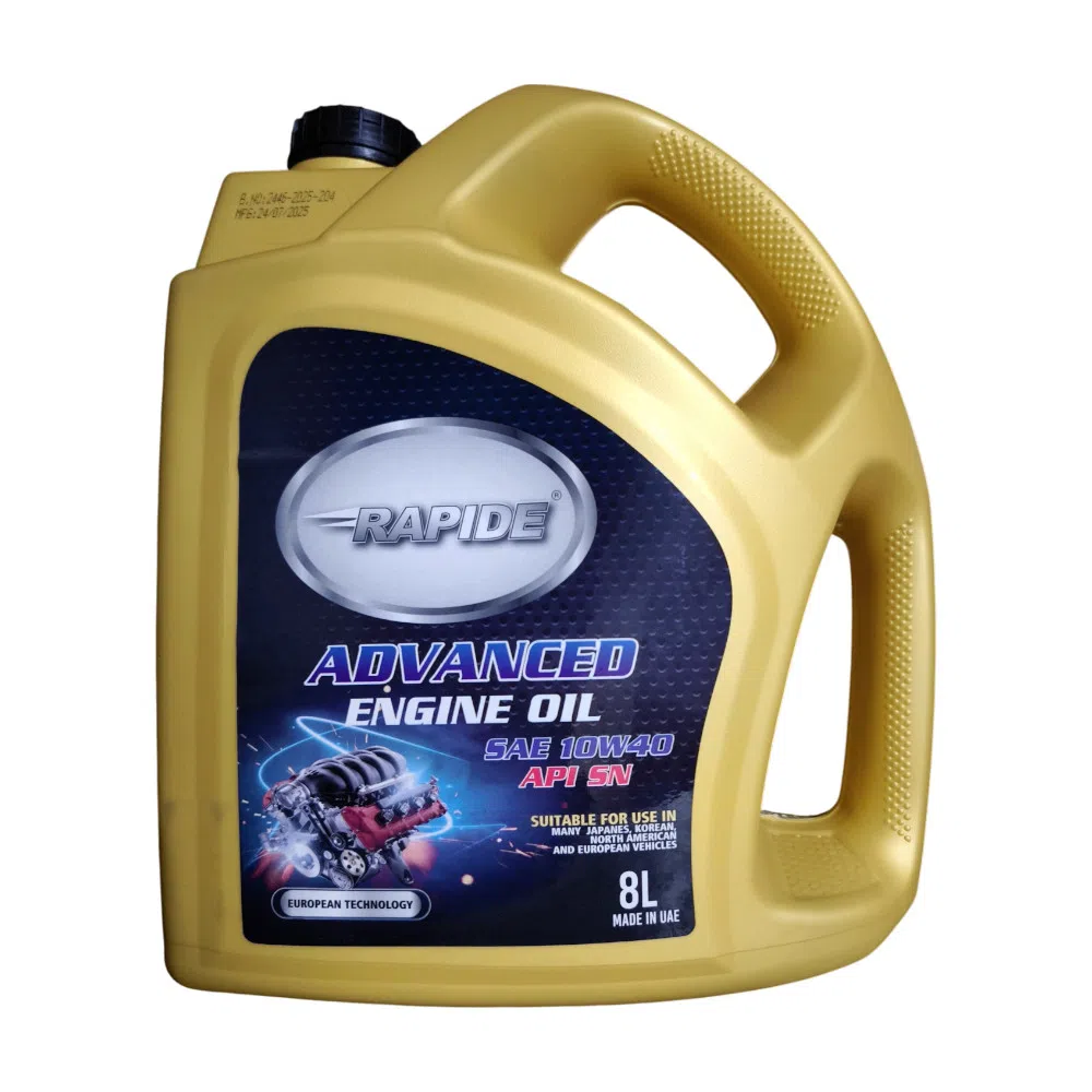 Rapide 10W-40 API SN Yarısintetik Mühərrik Yağı, 8 L
