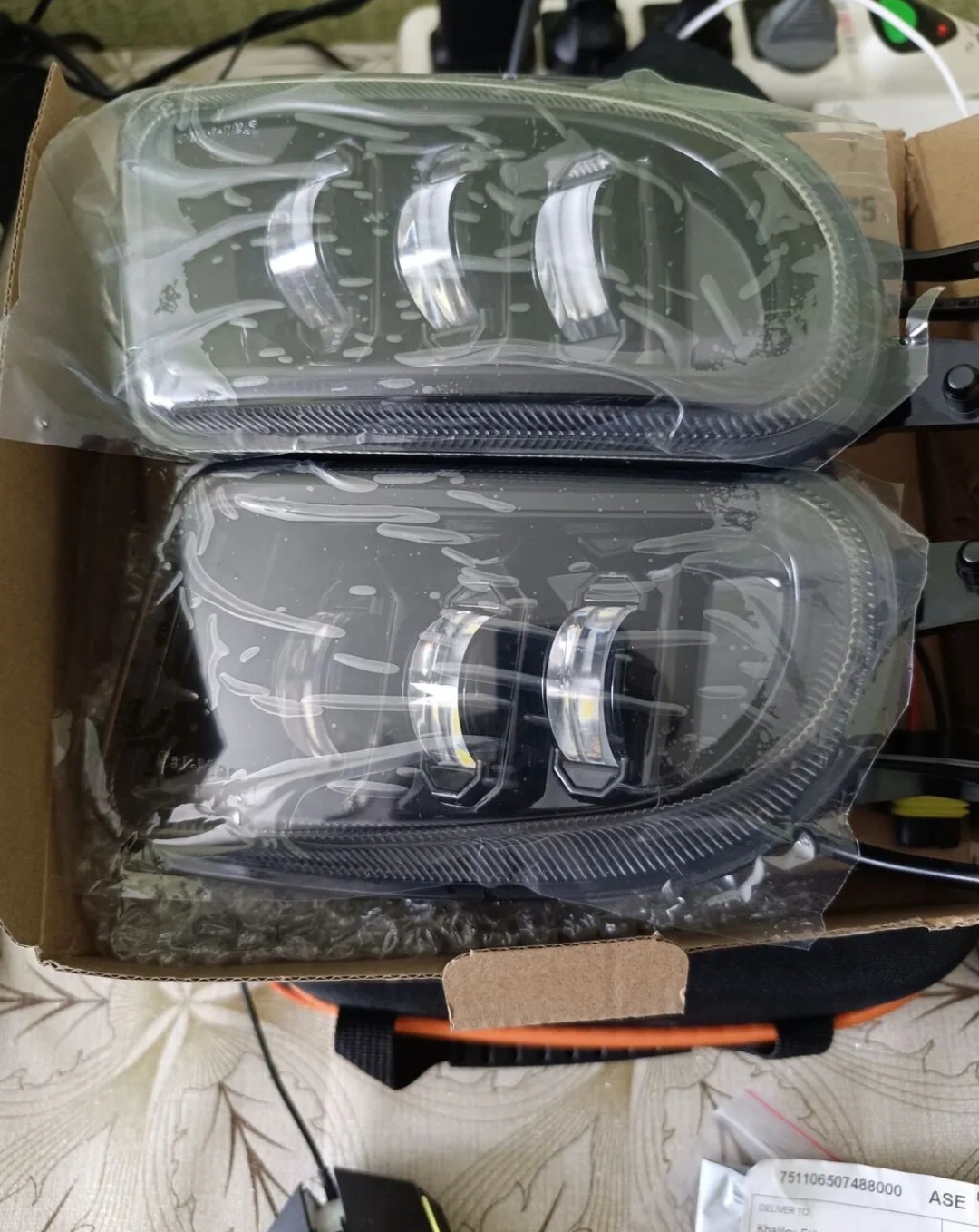 Mercedes w210 üçün LED duman əleyhinə fənərlər - Tenderyard