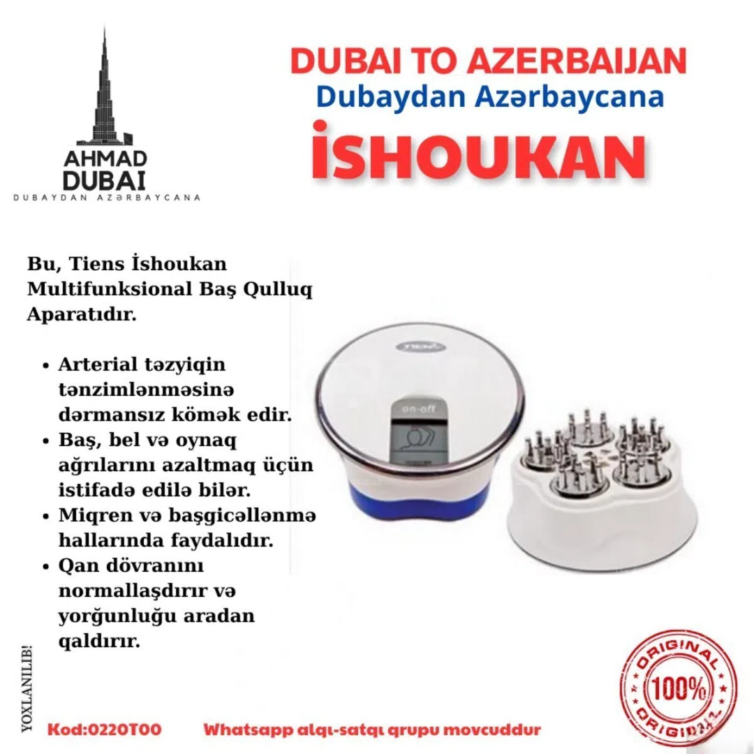 Tiens Ishoukan multifunksional baş qulluq aparatı