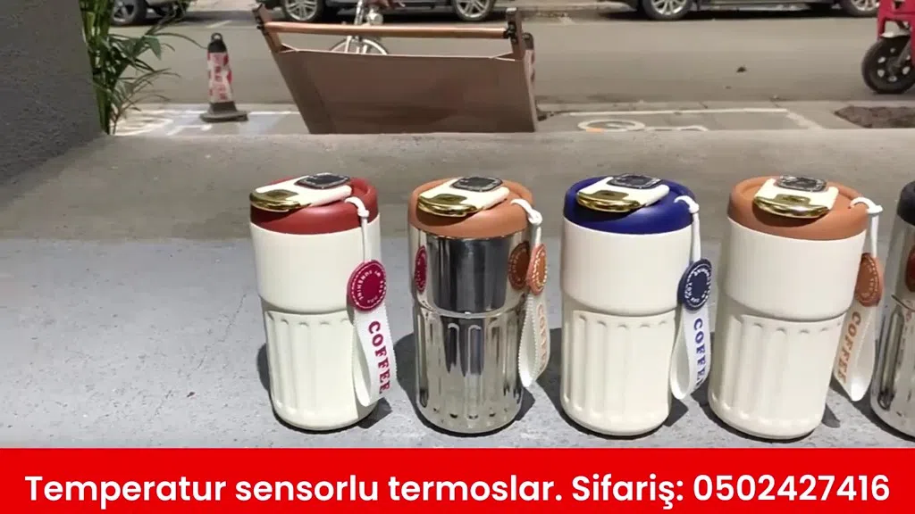 Temperatur göstəricili smart termoslar - Tenderyard