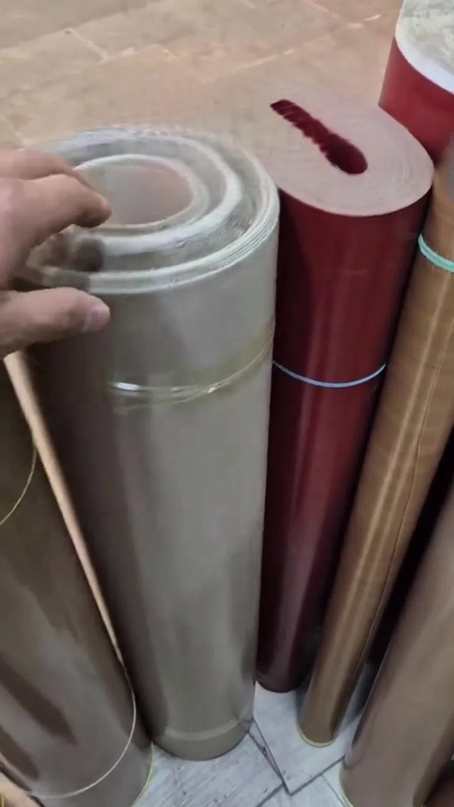 Yüksək temperatura davamlı teflon rulonlar — şəkil 23