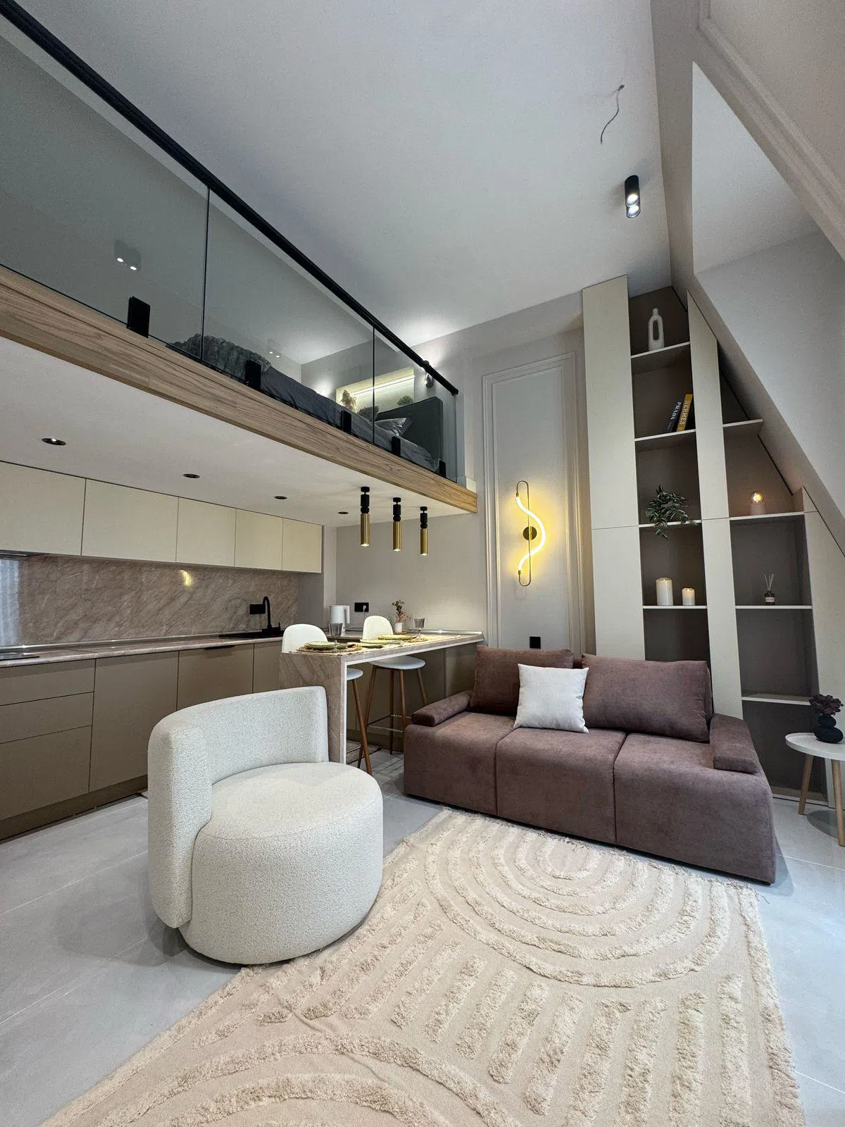 2 otaqlı mənzil 55 m² kirayə verilir — şəkil 20