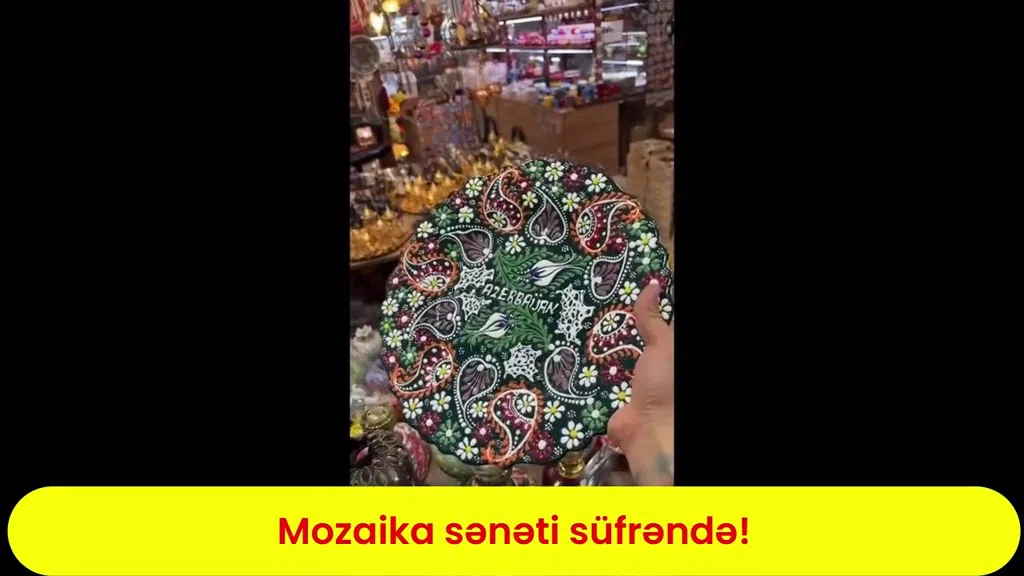 Əl işi mozaika boşqablar, dekorativ süfrə əşyaları - Tenderyard